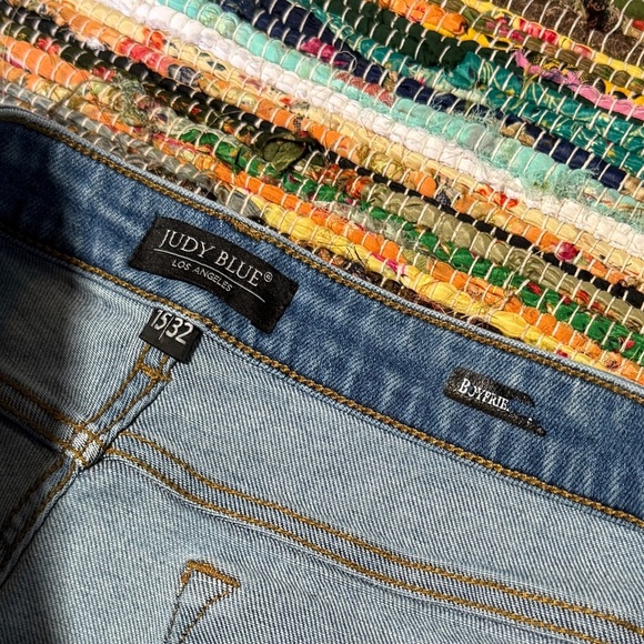 Distressed Blue Jeans - Picture 2 of 3